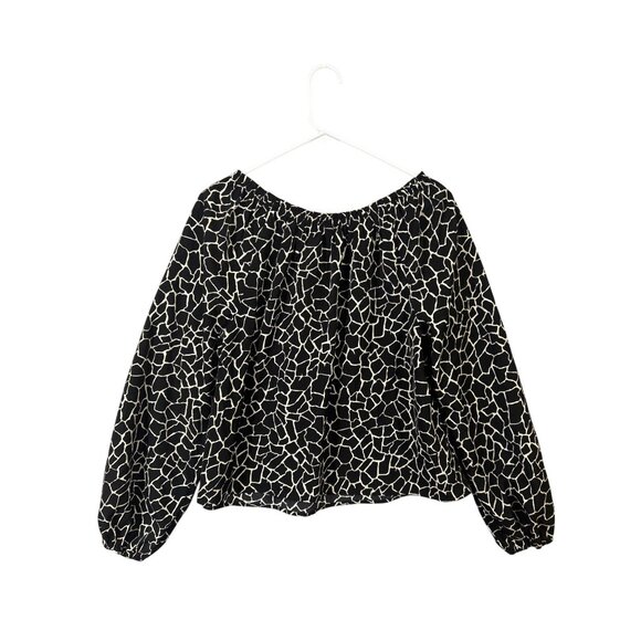 Anthropologie Sanctuary Off The Shoulder Top Size Small Mosaic Print NWT - Picture 7 of 10